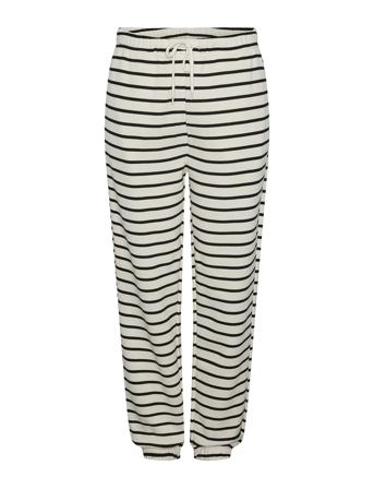 Pcchilli Hw Sweat Pants Stripes Noos Bc Cream Pieces