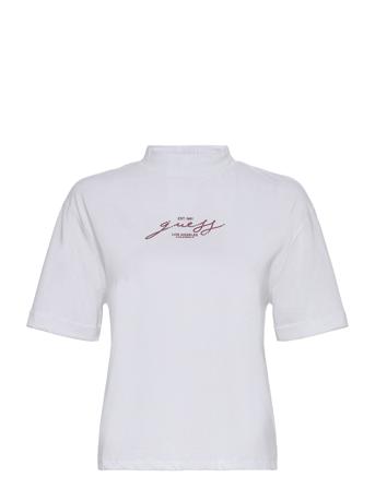 Ss Avelina Tee White GUESS Jeans