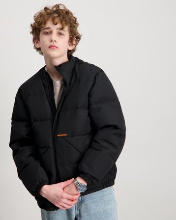 Woolrich B'S RAMAR PUFFER Czarny Kurtki Chłopiec - Kids Brand Store