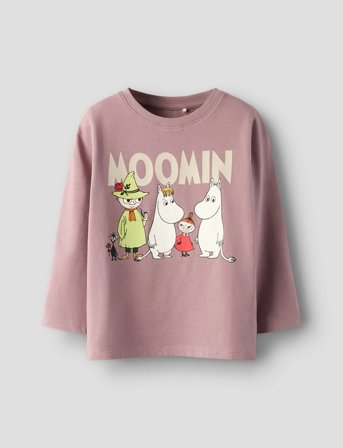 name it Nmnslov Moomin Ls Top Vde - Pink - 116