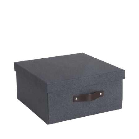 Bigso Box of Sweden Levi, monteringsbar förvaringsbox Förvaring Svart 31,5x31,5x15,5 cm