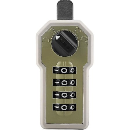 Mekanisk kodlås med handtag Dörrlås Zink-silver legering Nyckelfri kombination