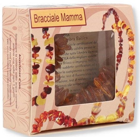 Alma Briosa Almababy Ambra Bracciale per la Mamma Color Cognac