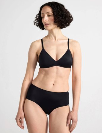 Lindex Sømløs Myk Bh - Black - XL