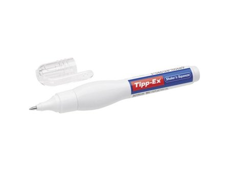 Tipp-Ex Korrigeringspenna Shake'n Squeeze, 8 ml, vit - Lyreco - Kontorsmaterial - Korrigering - Korrigeringspennor