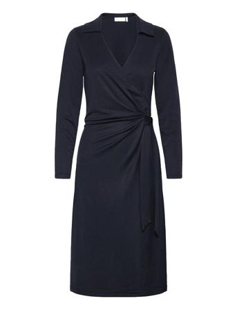Vinnyiw Dress Knelang Kjole Blå InWear