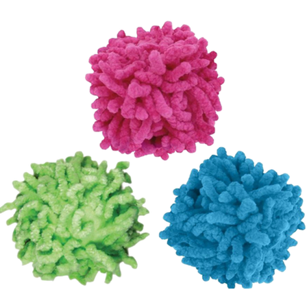 Kong - Cat Moppy Ball 6 cm, blandede farger - Katt - Katteleker & viftepinner - Aktiveringsleker - ZOO.no