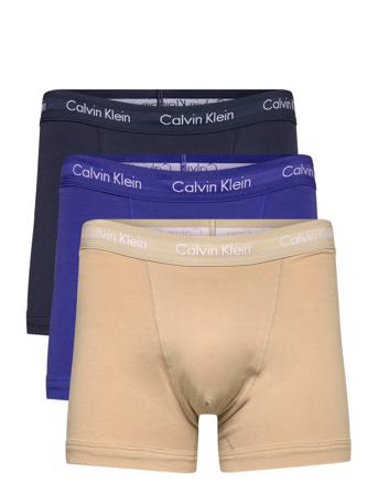 Trunk 3Pk Boxershorts Beige Calvin Klein