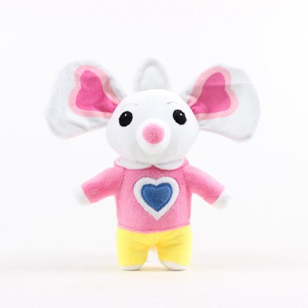 Söt rosa mus gosedjur