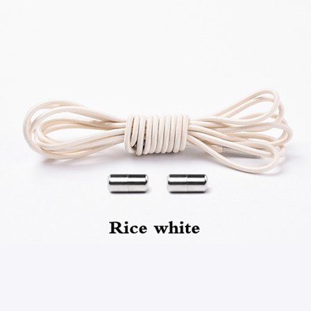 Smidiga Elastiska Skosnören (Metall Lås)