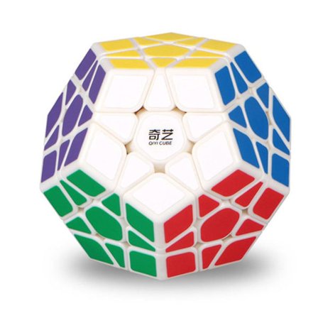 Qiyi Megaminx taikakuutio 3x3 tarraton dodekaedri nopeuskuutiot aivopähkinä kierrepalapeli lelu Megaminx Fidget-lelut Cubo Rubix