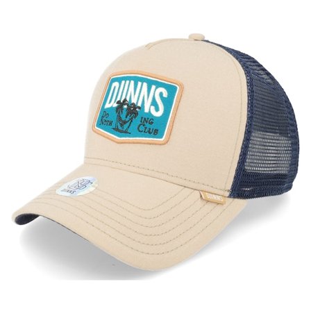 Djinns - Beige Trucker Cap - Hft Cap Dnc Sunnyfab Khaki/Navy Trucker @ Hatstore