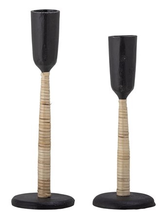 Bloomingville Kesha Candlestick - Black - ONE SIZE