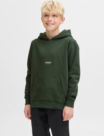 Jack & Jones Jjesoho Sweat Hood Noos Jnr - Green - 152