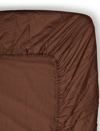 Midnatt Fitted Sheet Cortado - Brown - 120X200CM