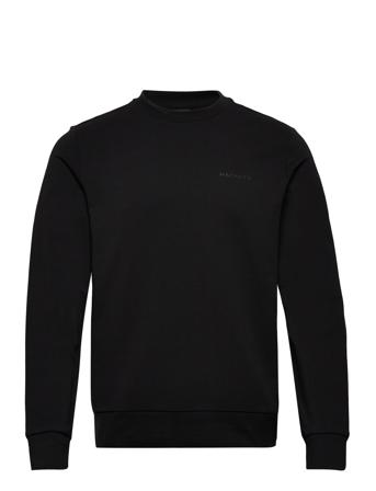 Essential Crew Sweatshirt Trøje Sort Hackett London