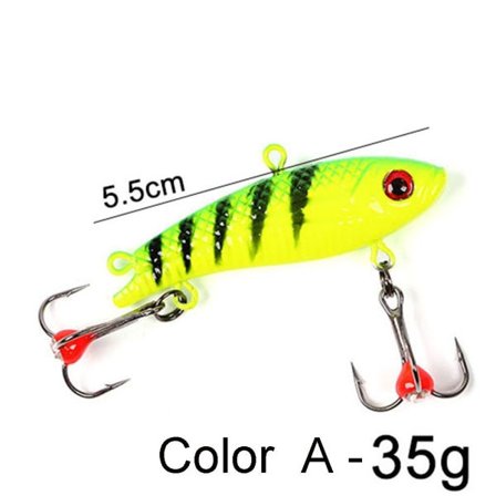 Isfiskedrag Vinterbeteskrok FÄRG A - 35G