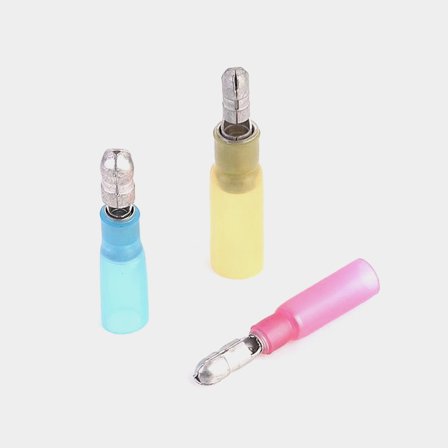 Rondelle mâle isolée avec colle Skyllermarks, pour câble 1.5 - 2.5 mm², pack de 10, bleu