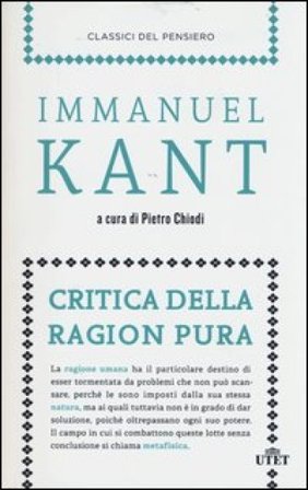 Critica della ragion pura Immanuel Kant