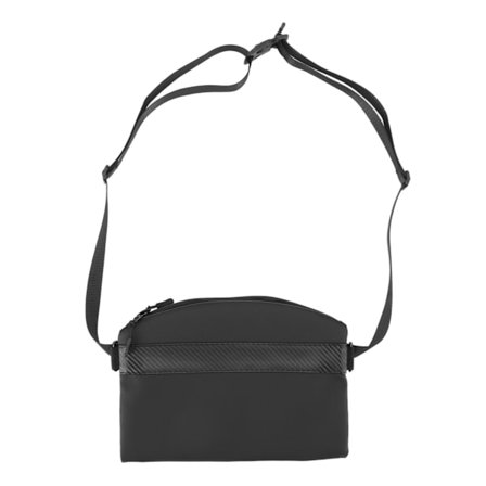 Stor Kapacitet PU Læder Sling Rygsæk 3 i 1 Multifunktionel Brysttaske til Udendørs Rejser Sport Sort