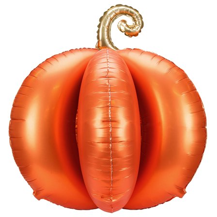 Stående Folieballong 3D Gresskar Oransje