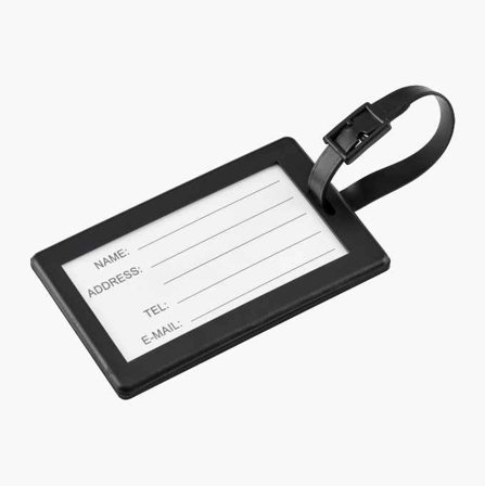 Bagagetag 10 5 x 6 5 cm