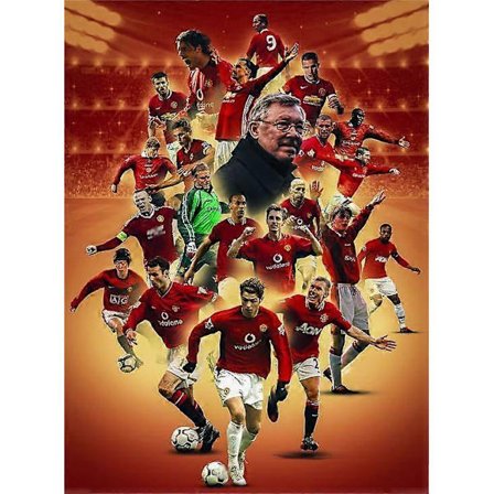 Puslespil 1000/500/300 brikker Britisk fodboldhold plakat til sjov voksen træpuslespil legetøj PPTU145 (LGL)