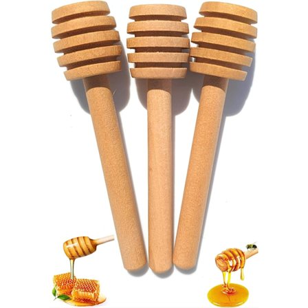 Honey Dipper Wooden Stick- Honey Dipper Honeycomb Stick Honeycomb Sked Charkuteri Redskap Honungssked Honungsserver Honungsrörare Honey Wooden Dippe