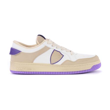 Philippe Model Lyon recycle mixing sneakers , Beige , Dames , Maat: 36 EU