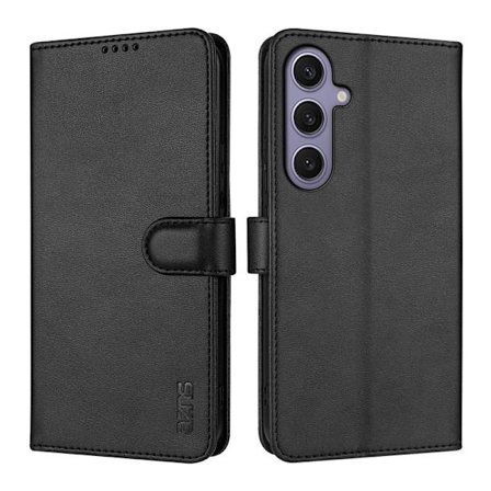 AZNS Samsung Galaxy S26+ Plånboksfodral Konstläder - Svart
