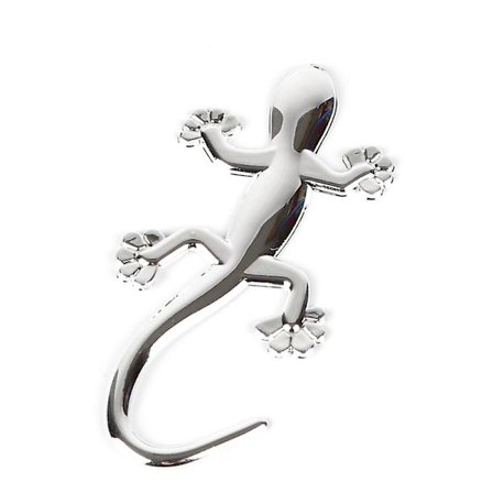 3D ABS Gecko Bilklistremerker Bil Styling Dekorasjon Biltilbehør Klistremerke Krom Dekal For Bil Dekor| |