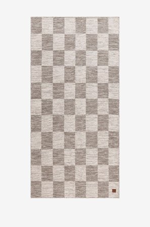 KM Home - Teppe i ull Chessie - Grå - Ulltepper - 75X200 - Fra Homeroom
