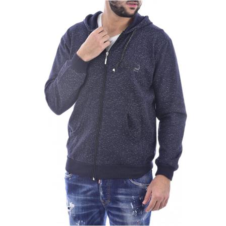 Goldenim paris, Sweat zippé Niebieski, Mężczyzna, Rozmiar: S