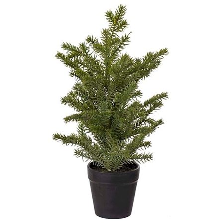 Kuusi Mini Kuusi ruukussa - keinotekoinen