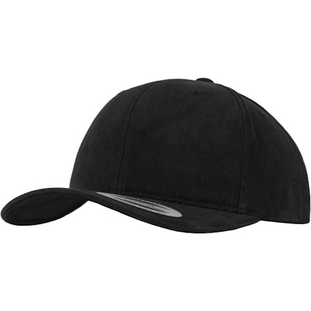 Flexfit by Yupoong Borstad Twill Mid-Profile Cap One Size Svart