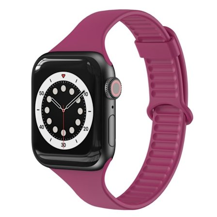 Apple Watch (45 mm) TPU-klockarmband - Vinröd