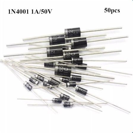 5/10/20/50 ST Rectifier Diod Delar Elektrisk Axiell 1N4001