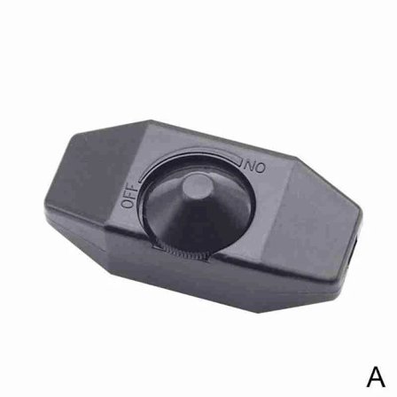 Lampa Dimmer Strömbrytare Sladd Strömbrytare Plug In Bord Golvlampa Dimmer svart One-size