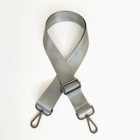 Herretasketilbehør Messenger Skuldertaske Erstatningsstrop 80-130cm grey steel buckle