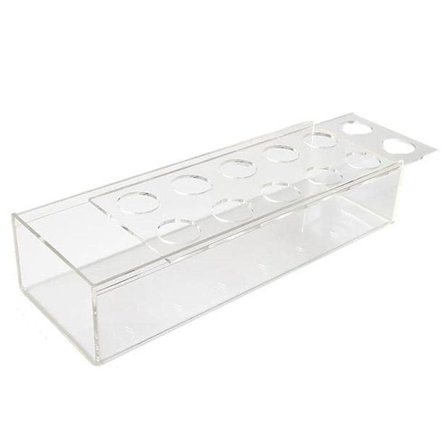 Klar Akryl Blomvas Rektangulär Mittstycke För Matbord Heminredning För Bröllop