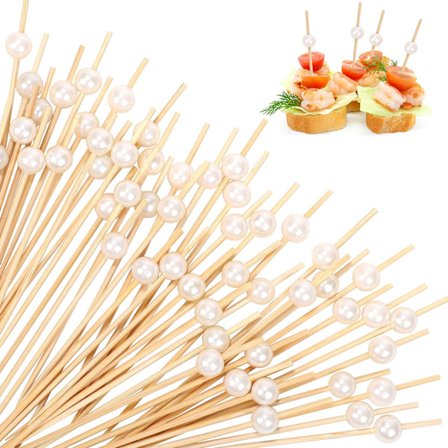 400 stk cocktailpinner tannpinner for forretter Pearl Ba