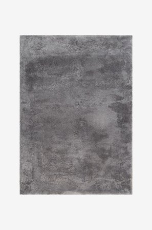KM Home - Mjuk Pile Royal Deluxe - Grå - Lugg & ryamattor - 230X330 - Från Homeroom