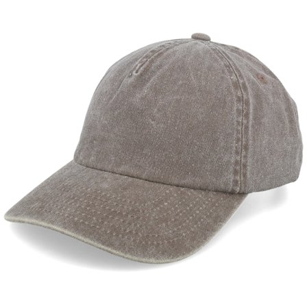 Beechfield - Braun unconstructed Cap - Vintage Washed Brown A-Frame Dat Cap / Unstructured @ Hatstore