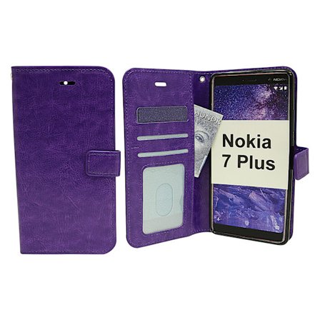 Crazy Horse Wallet Nokia 7 Plus