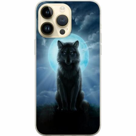 Apple Iphone 14 Pro Max Mjukt Skal - Wolf In The Dark