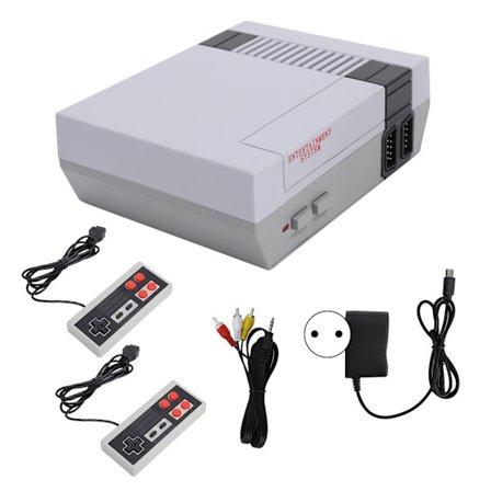 Retro TV-spelkonsol Dubbla handkontroller EU-kontakt 110-240V