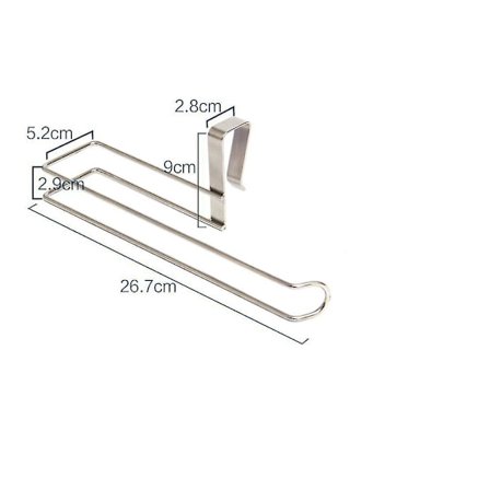 Kjøkkenpapirholder Henger Veggmontert Rullhåndkle Organizer