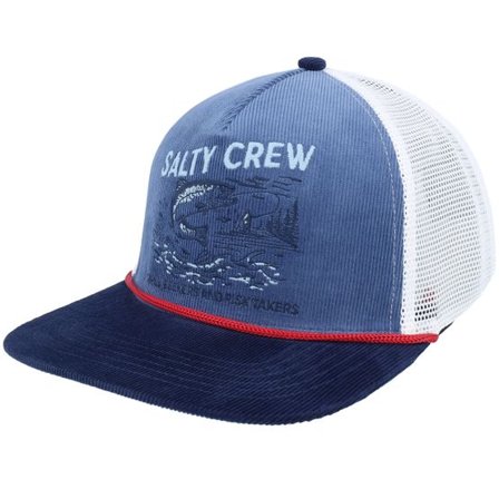 Salty Crew - Blå trucker Keps - Nature Vibes Pilot Blue Trucker @ Hatstore