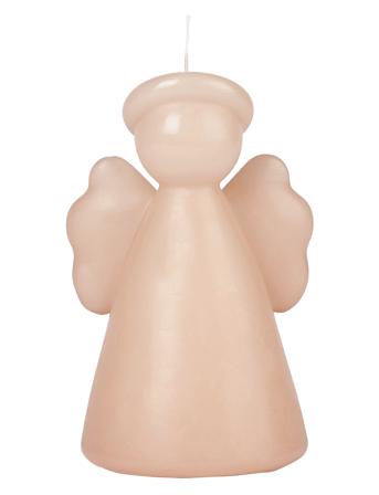 Angel Sculpture Candle Home Decoration Candles Block Candles Pink Broste Copenhagen