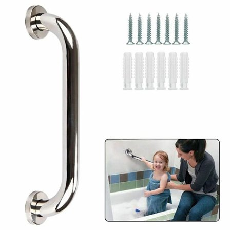 40 cm badrumssäkerhetshandtag badkar toalett rostfritt stål ledstång duschhandtag